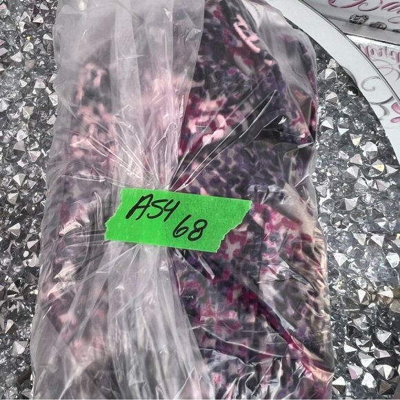 Christopher & Banks shirt multicolor Pink  Purple black dotted Long Sleeve Top - Picture 12 of 12